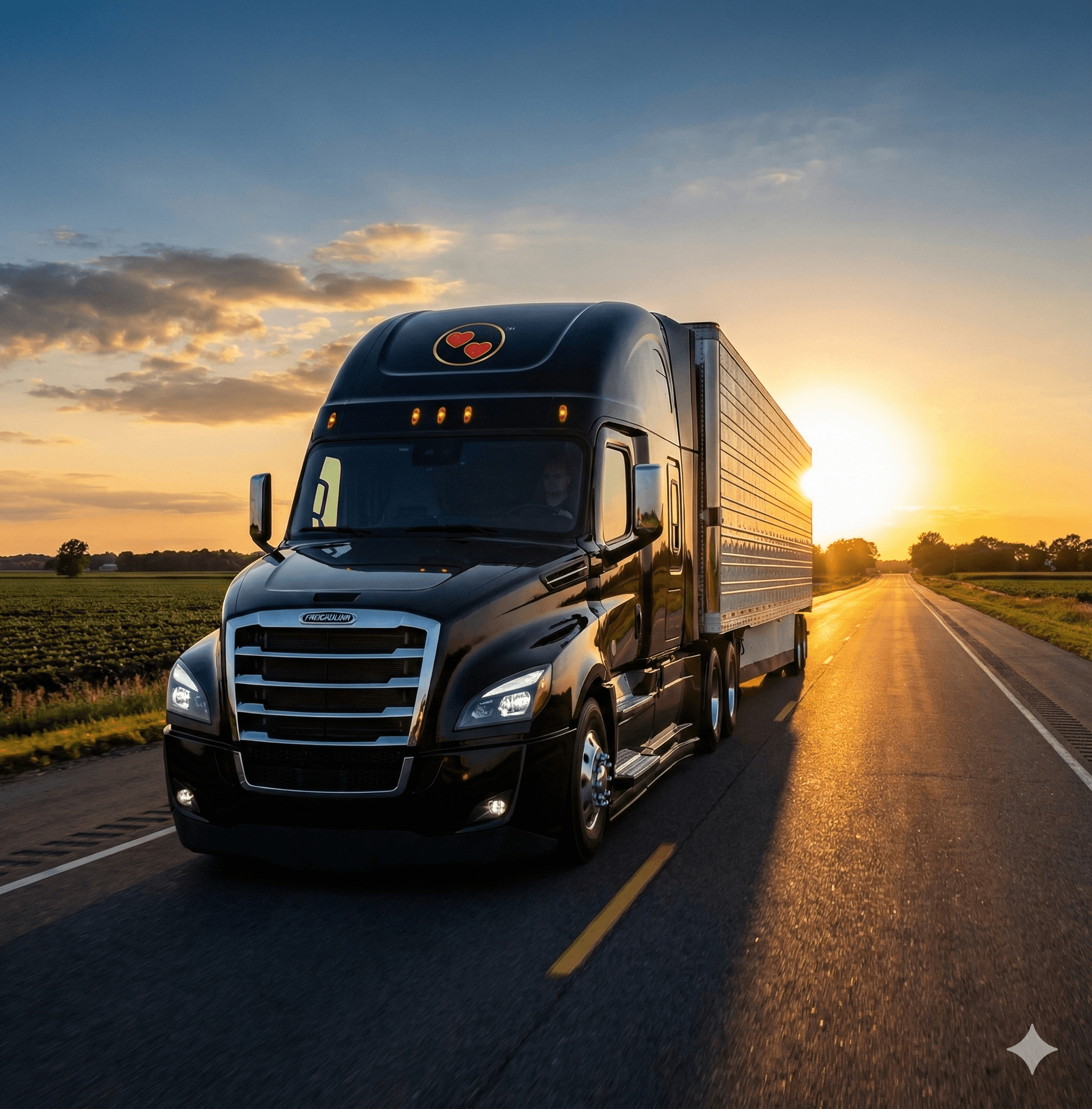 HappyHearts fleet on the highway